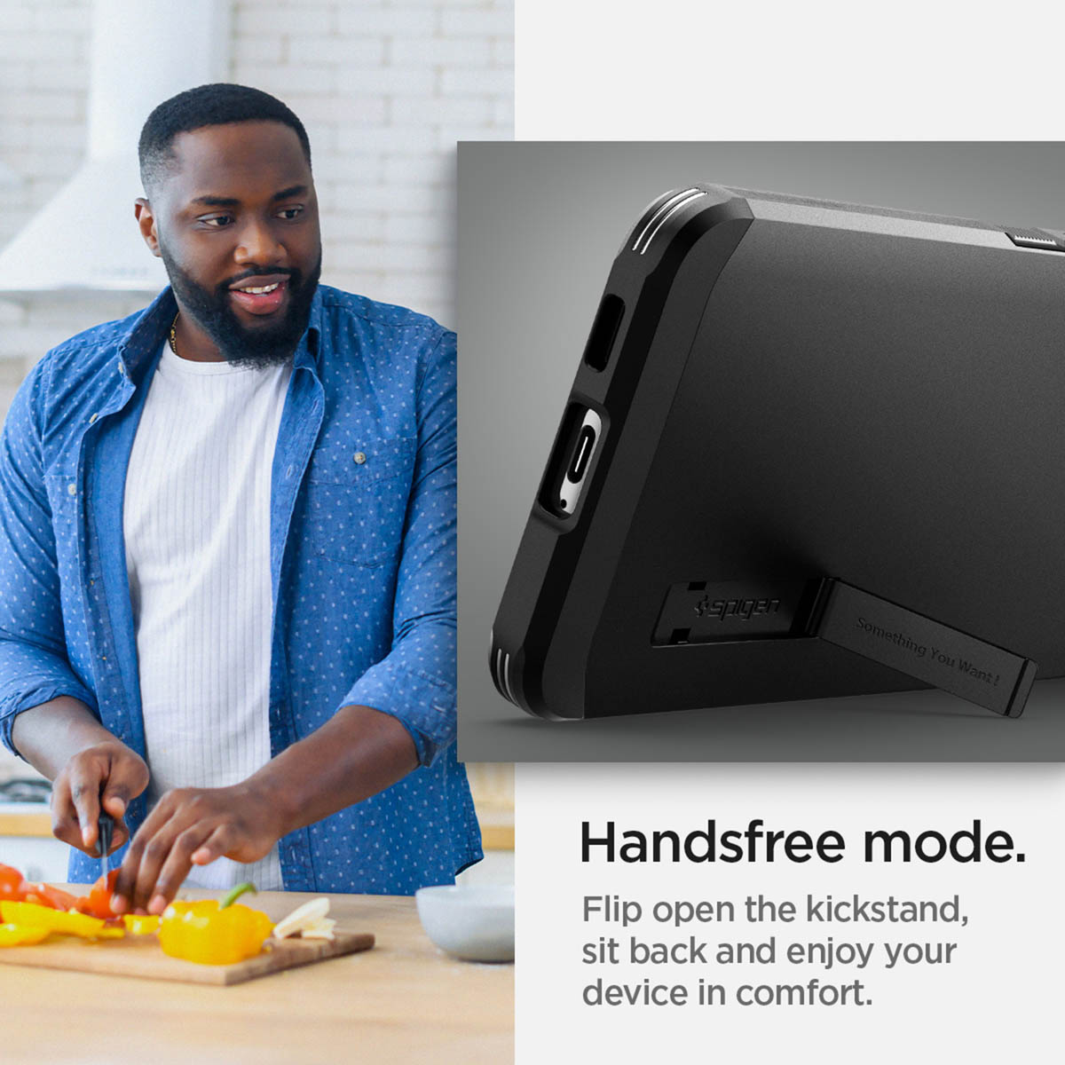 Spigen Tough Armor Backcover Samsung Galaxy S22 Plus - Zwart - Afbeelding 9