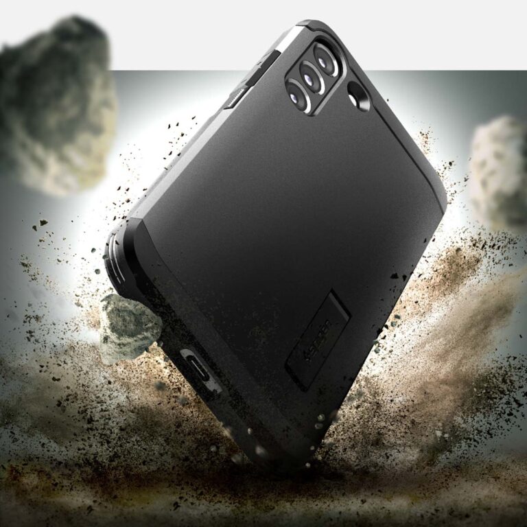 Spigen Tough Armor Backcover Samsung Galaxy S22 - Zwart - Afbeelding 2