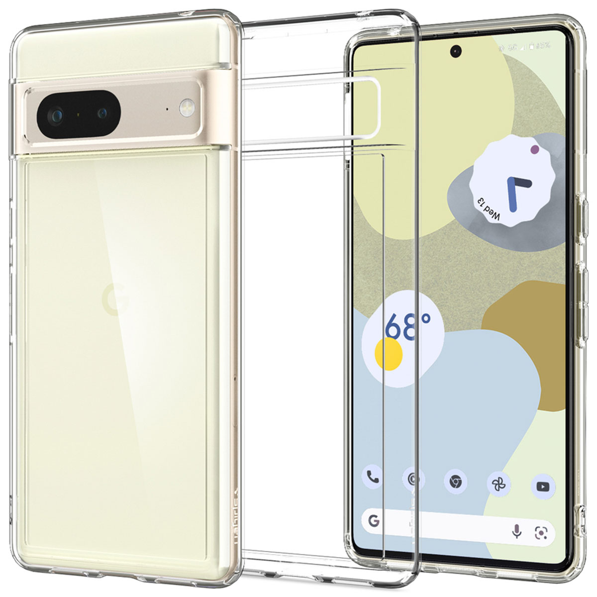 Spigen Ultra Hybrid Backcover Google Pixel 7 – Transparant
