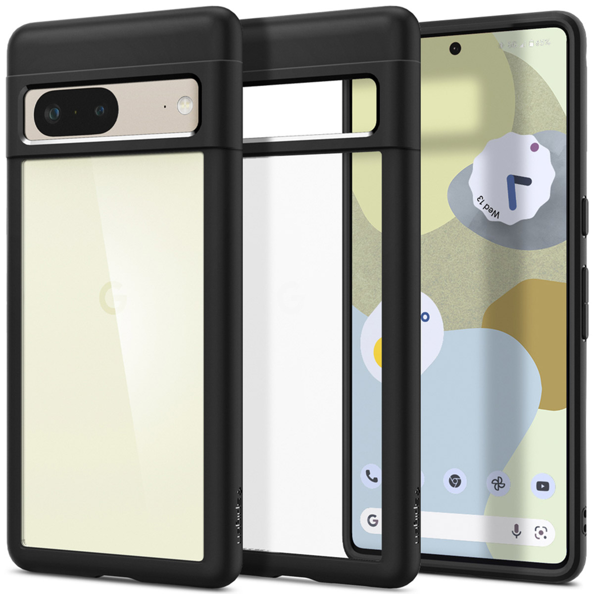 Spigen Ultra Hybrid Backcover Google Pixel 7 – Zwart