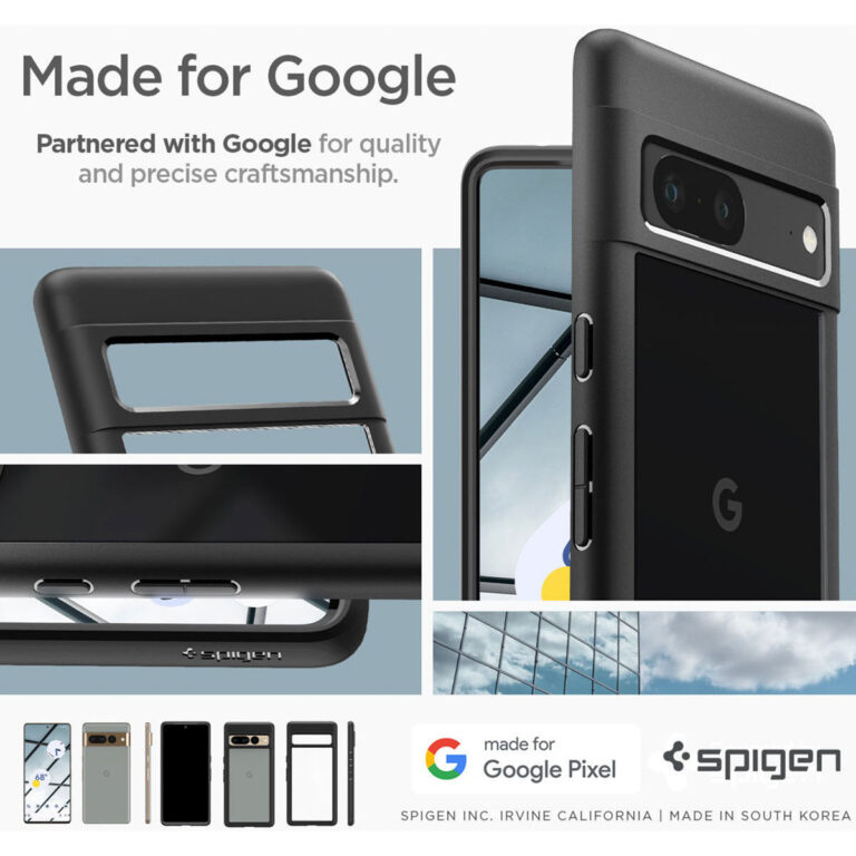 Spigen Ultra Hybrid Backcover Google Pixel 7 Pro - Zwart - Afbeelding 9