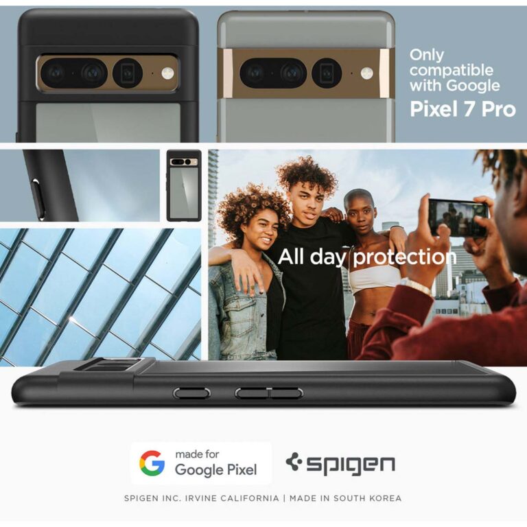Spigen Ultra Hybrid Backcover Google Pixel 7 Pro - Zwart - Afbeelding 6