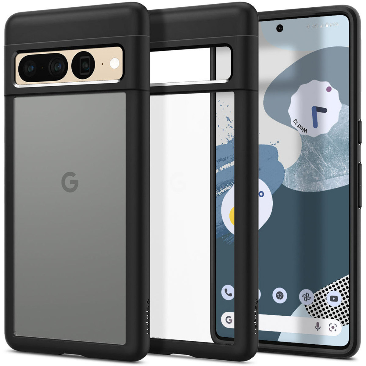 Spigen Ultra Hybrid Backcover Google Pixel 7 Pro – Zwart