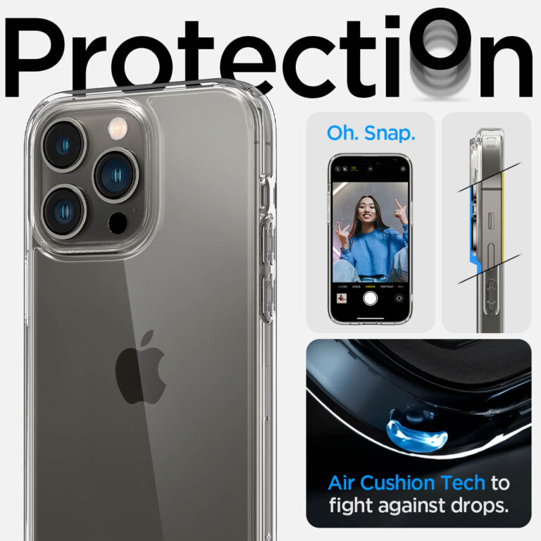 Spigen Ultra Hybrid Backcover Apple iPhone 14 Pro Max - Transparant - Afbeelding 3