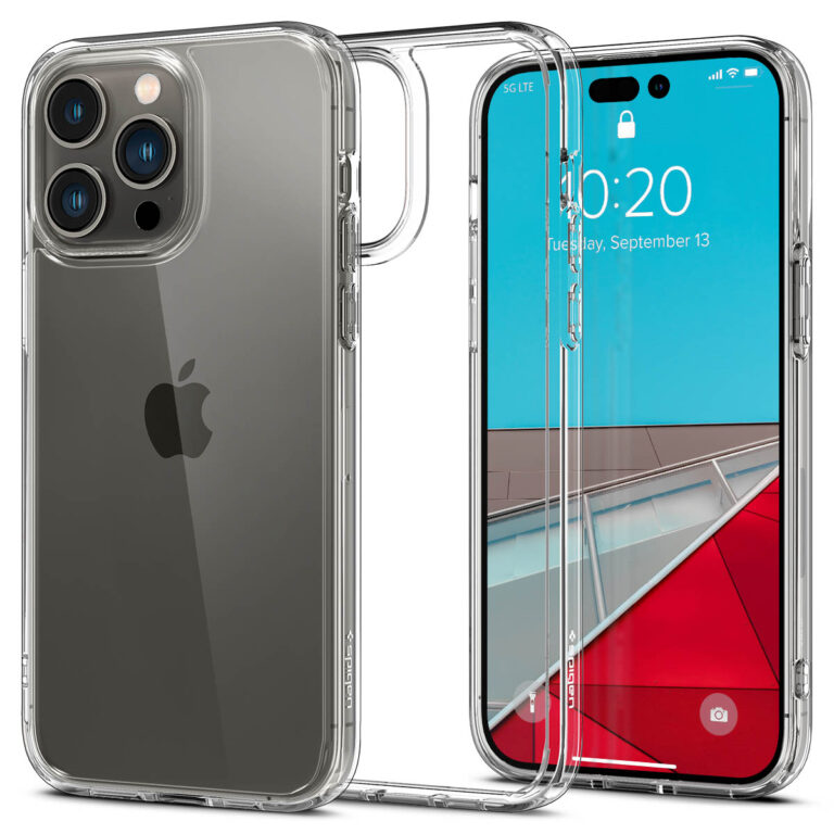 Spigen Ultra Hybrid Backcover Apple iPhone 14 Pro Max - Transparant - Afbeelding 9