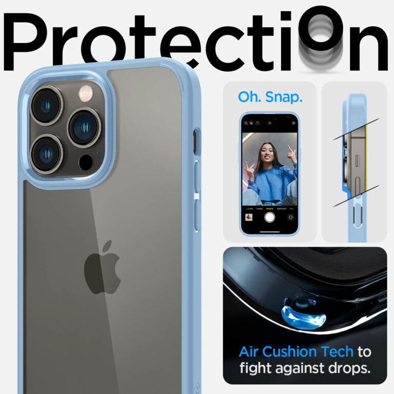 Spigen Ultra Hybrid Backcover Apple iPhone 14 Pro Max - Blauw - Afbeelding 3
