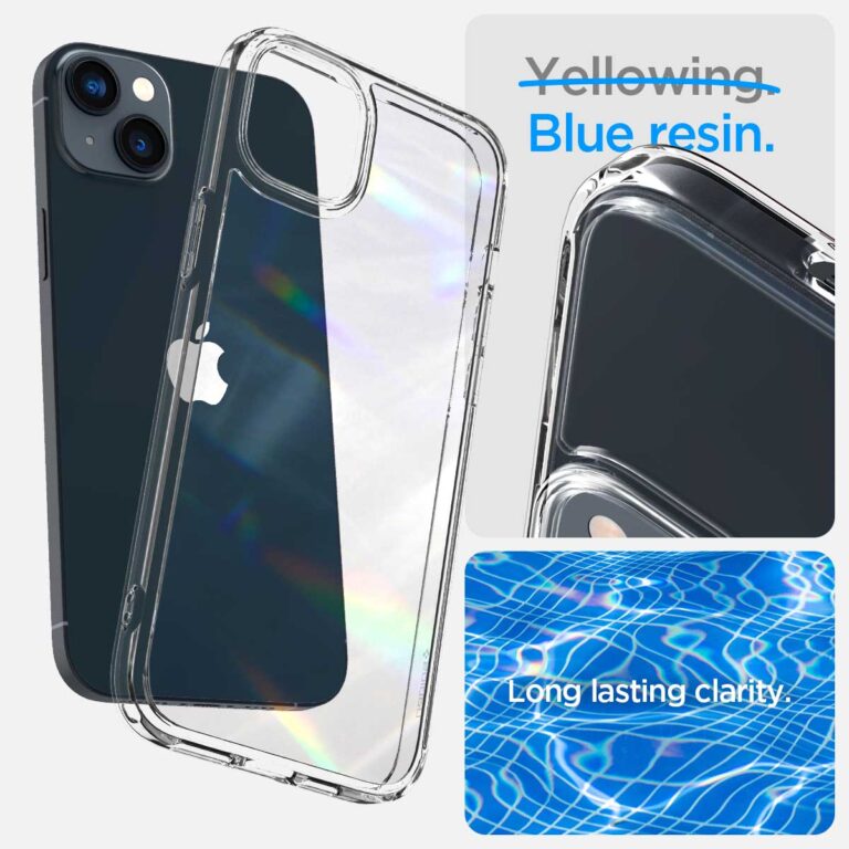 Spigen Ultra Hybrid Backcover Apple iPhone 14 - Transparant - Afbeelding 6