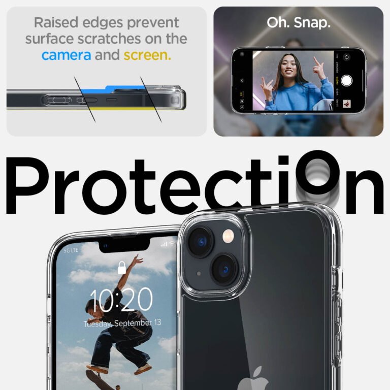 Spigen Ultra Hybrid Backcover Apple iPhone 14 - Transparant - Afbeelding 3