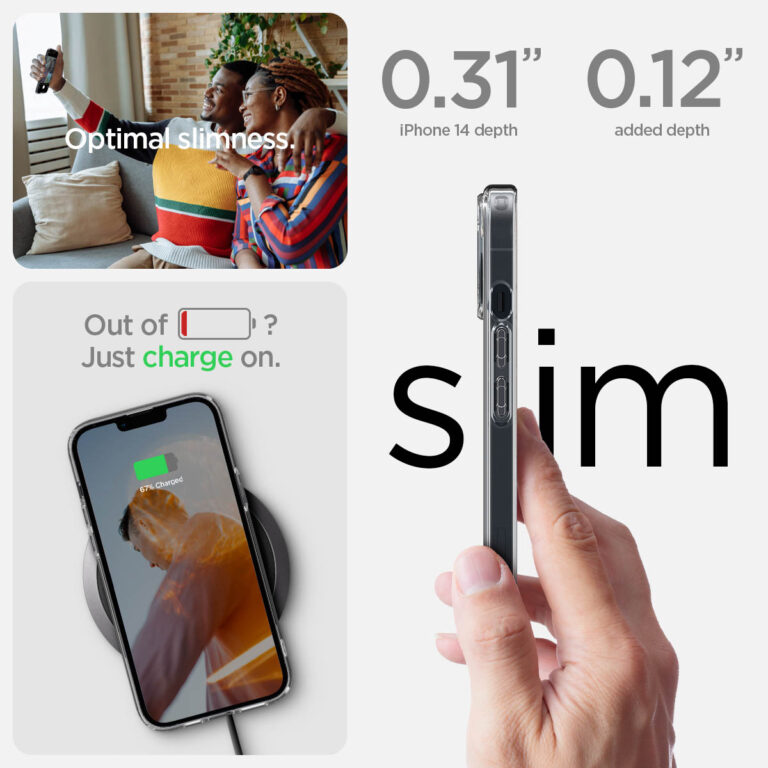 Spigen Ultra Hybrid Backcover Apple iPhone 14 - Transparant - Afbeelding 2