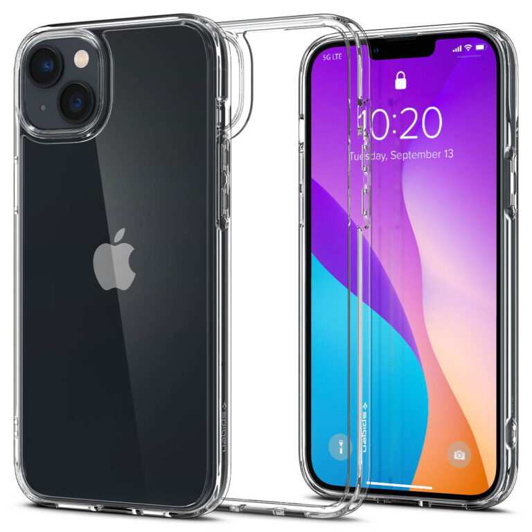 Spigen Ultra Hybrid Backcover Apple iPhone 14 - Transparant - Afbeelding 9