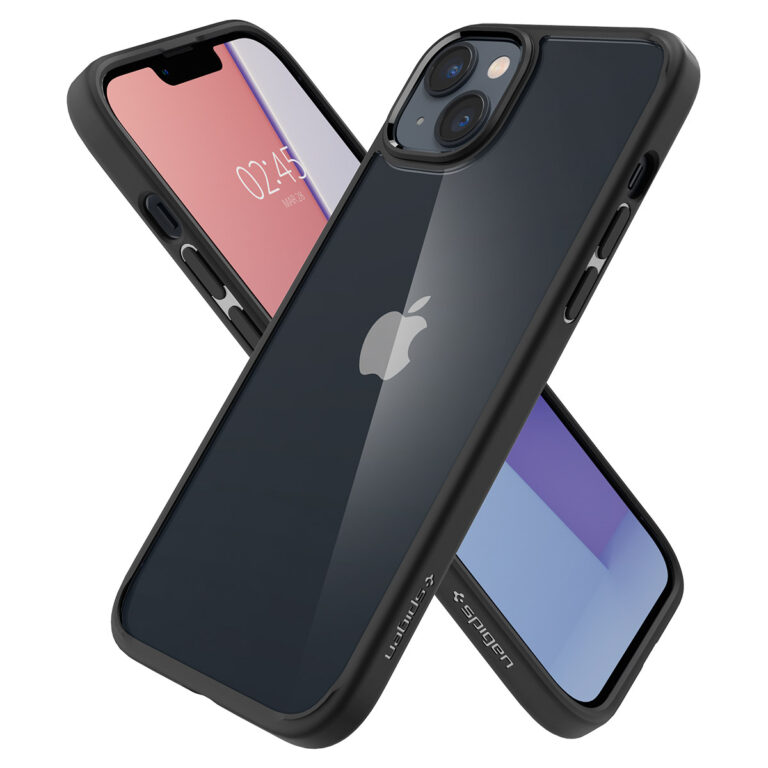 Spigen Ultra Hybrid Backcover Apple iPhone 14 - Zwart - Afbeelding 5
