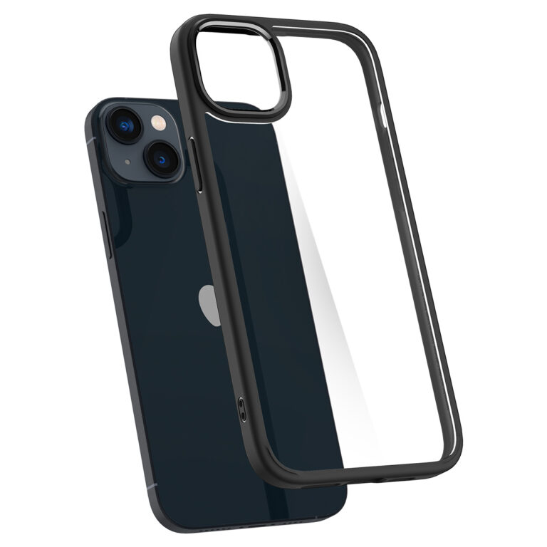 Spigen Ultra Hybrid Backcover Apple iPhone 14 - Zwart - Afbeelding 4