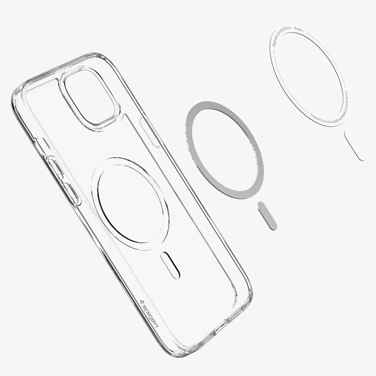 Spigen Ultra Hybrid Backcover MagSafe Apple iPhone 14 - White - Afbeelding 5