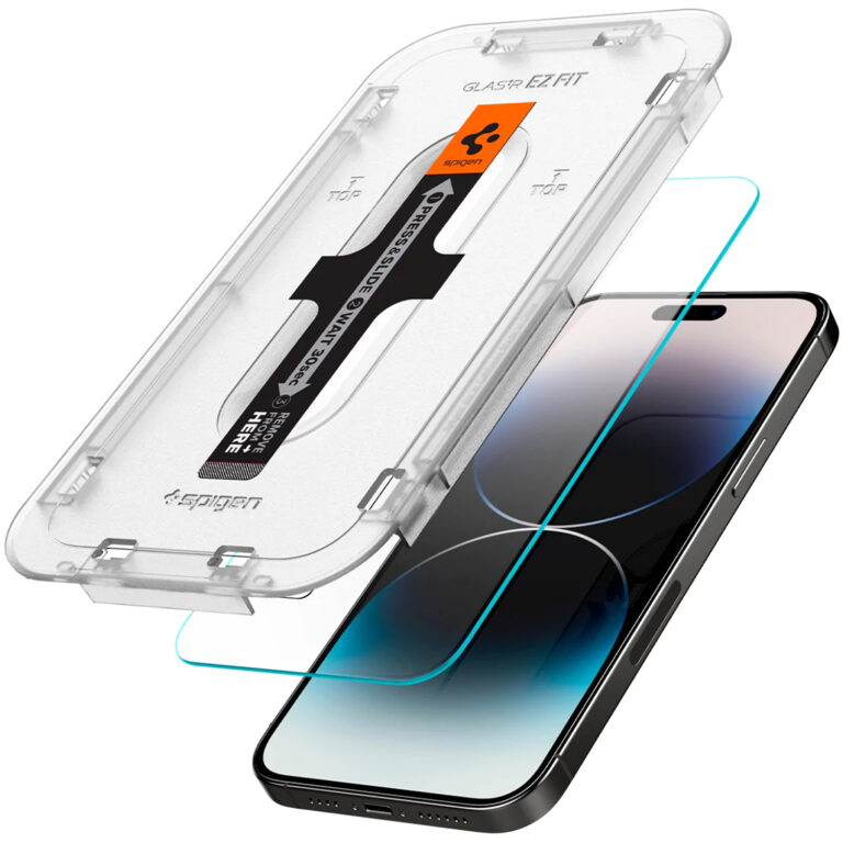 Spigen GLAStR EZ Fit Screenprotector + Applicator 2-pack Apple iPhone 14 Pro Max - Afbeelding 7