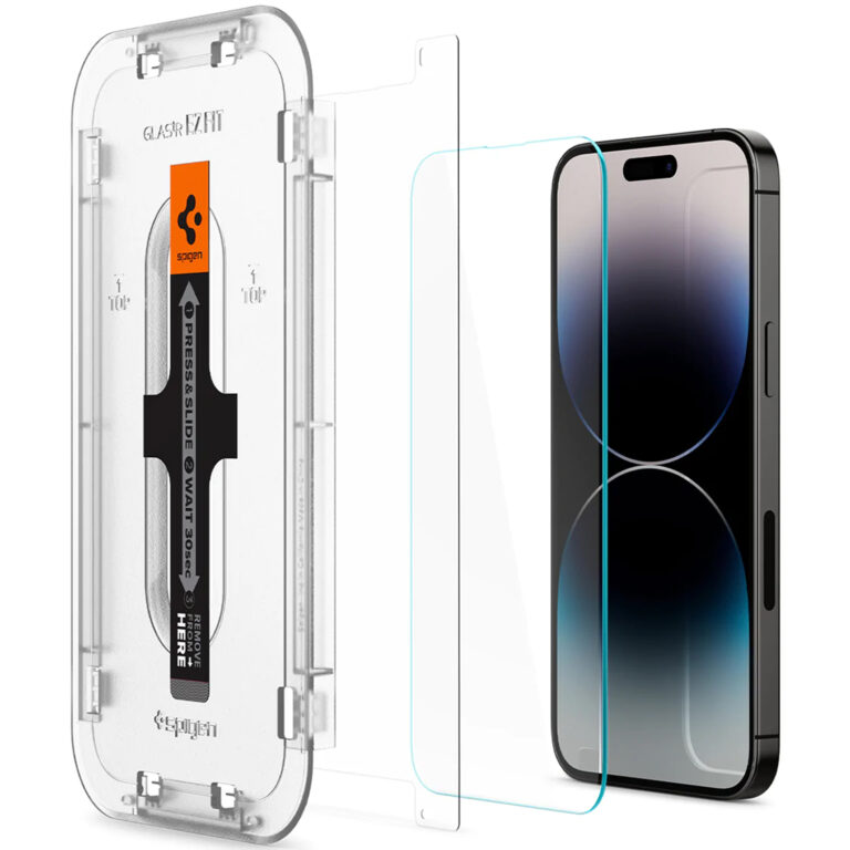 Spigen GLAStR EZ Fit Screenprotector + Applicator 2-pack Apple iPhone 14 Pro Max - Afbeelding 6