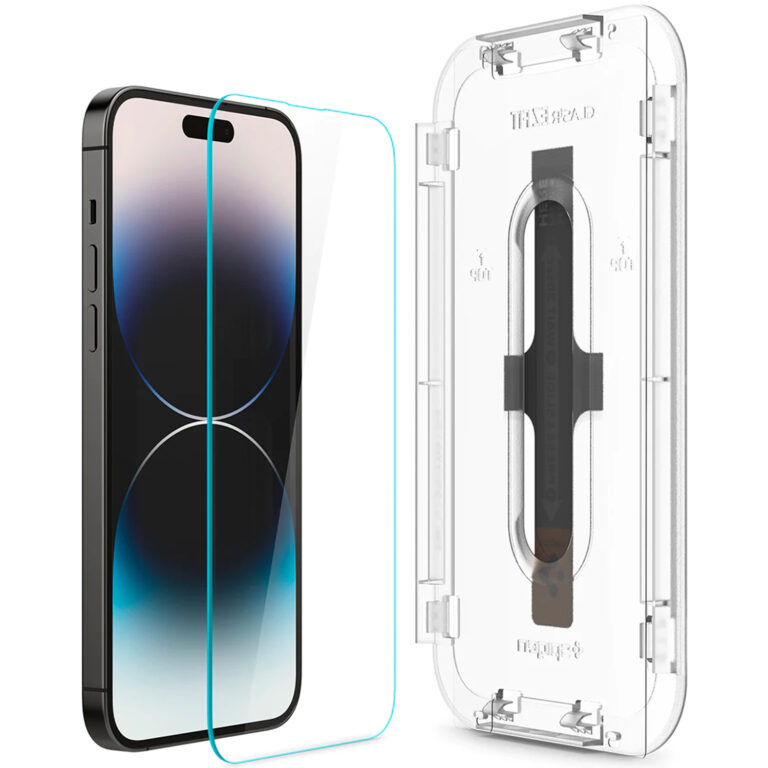 Spigen GLAStR EZ Fit Screenprotector + Applicator 2-pack Apple iPhone 14 Pro Max - Afbeelding 5