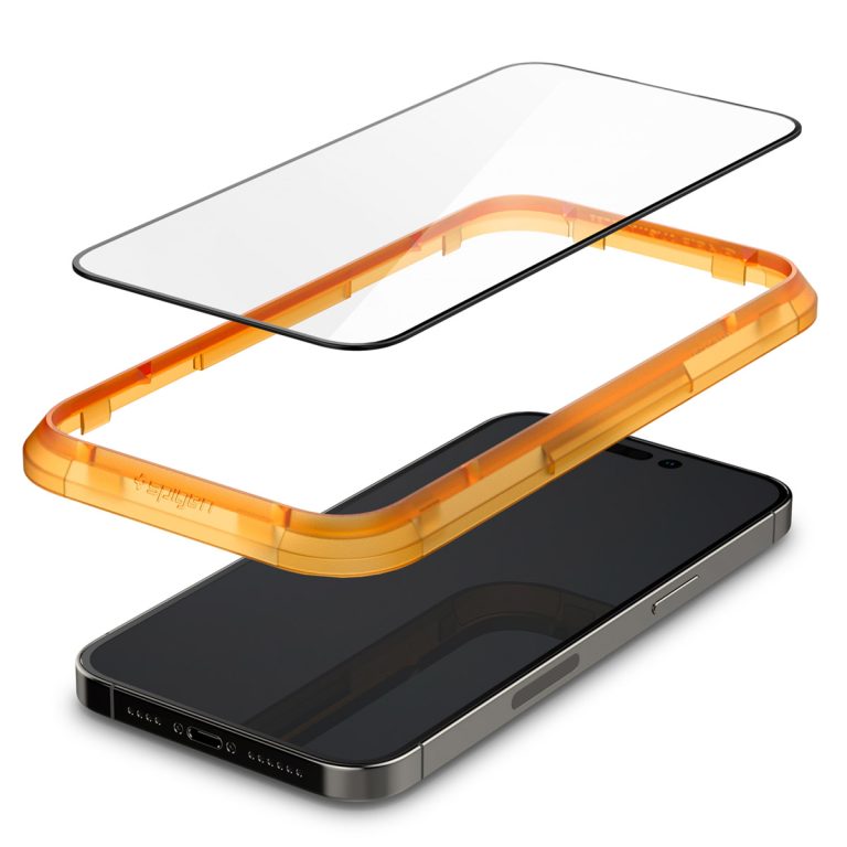 Spigen GLAStR EZ Fit Screenprotector + Applicator Apple iPhone 14 Pro Max - Afbeelding 3