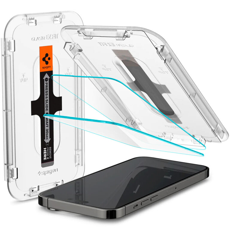 Spigen GLAStR EZ Fit Screenprotector + Applicator 2-pack Apple iPhone 14 Pro - Afbeelding 8