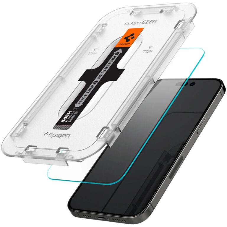 Spigen GLAStR EZ Fit Screenprotector + Applicator 2-pack Apple iPhone 14 Pro - Afbeelding 6