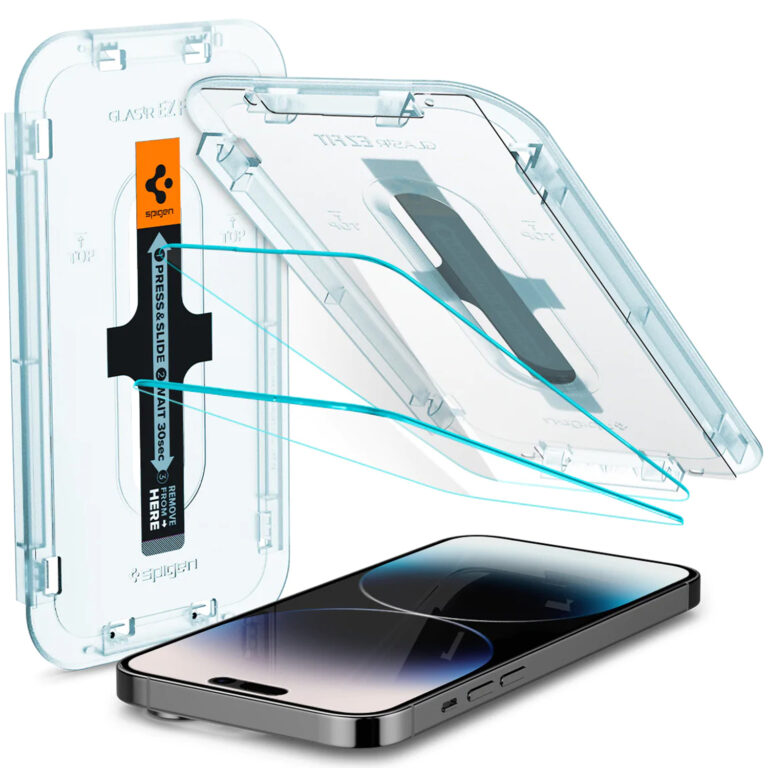 Spigen GLAStR EZ Fit Screenprotector + Applicator 2-pack Apple iPhone 14 Pro - Afbeelding 2