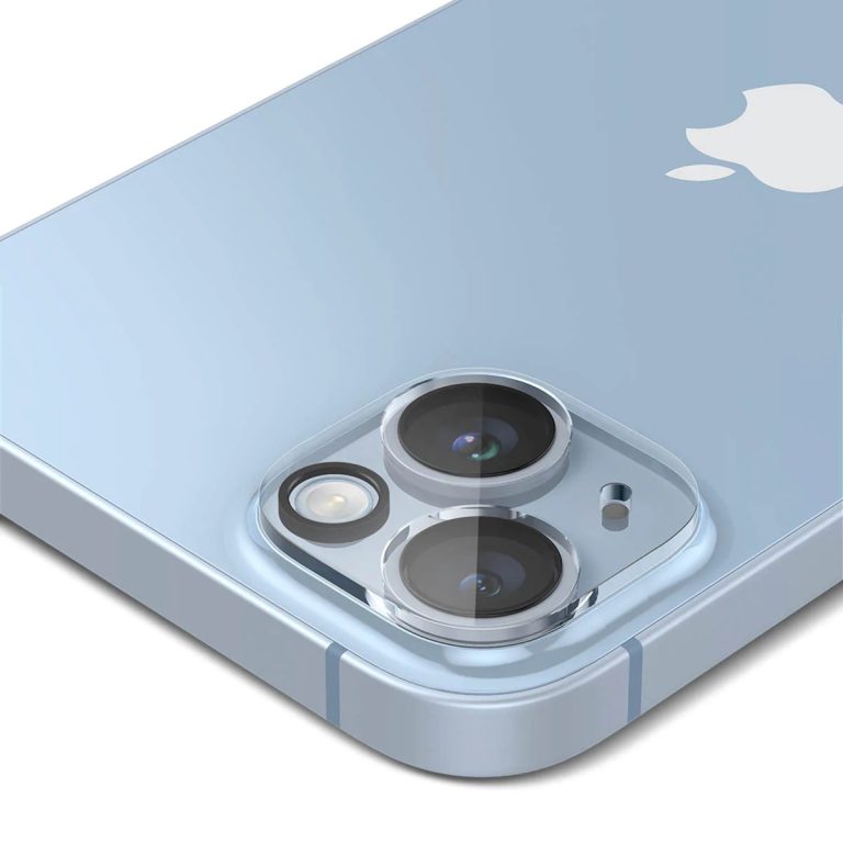 Spigen GLAStR EZ Fit Optik Camera Protector 2 Pack Apple iPhone 14 / 14 Plus - Crystal Clear - Afbeelding 3