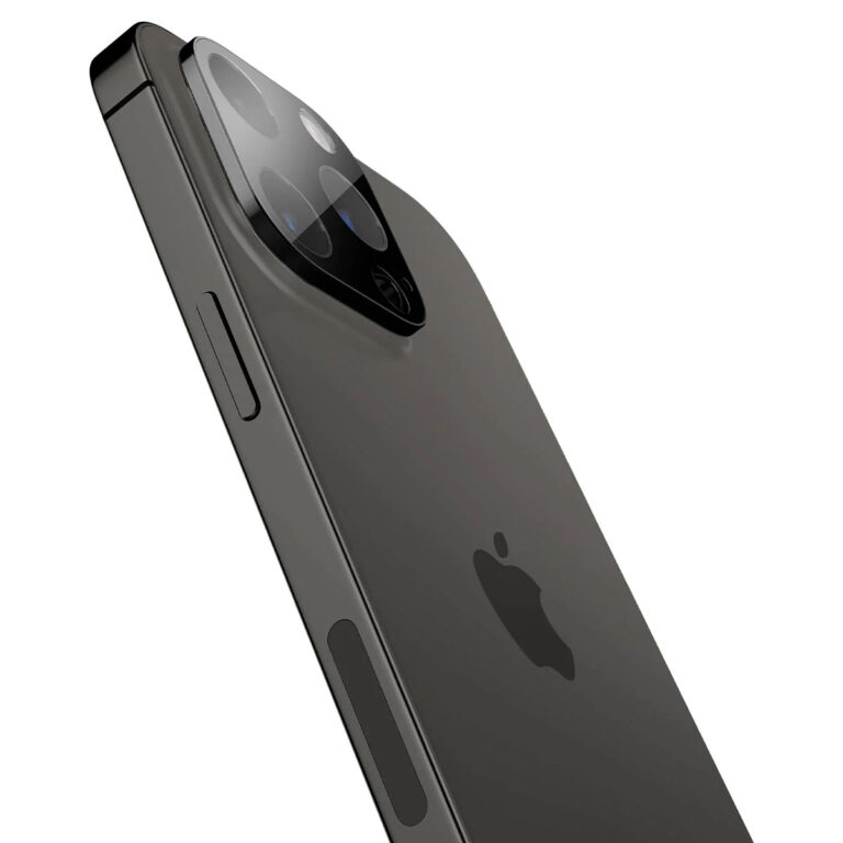 Spigen GLAStR Camera Protector Glas 2 Pack Apple iPhone 14 Pro / 14 Pro Max - Zwart - Afbeelding 8