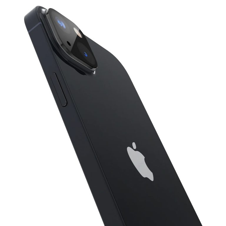 Spigen GLAStR Camera Protector Glas 2 Pack Apple iPhone 14 / 14 Plus - Zwart - Afbeelding 8