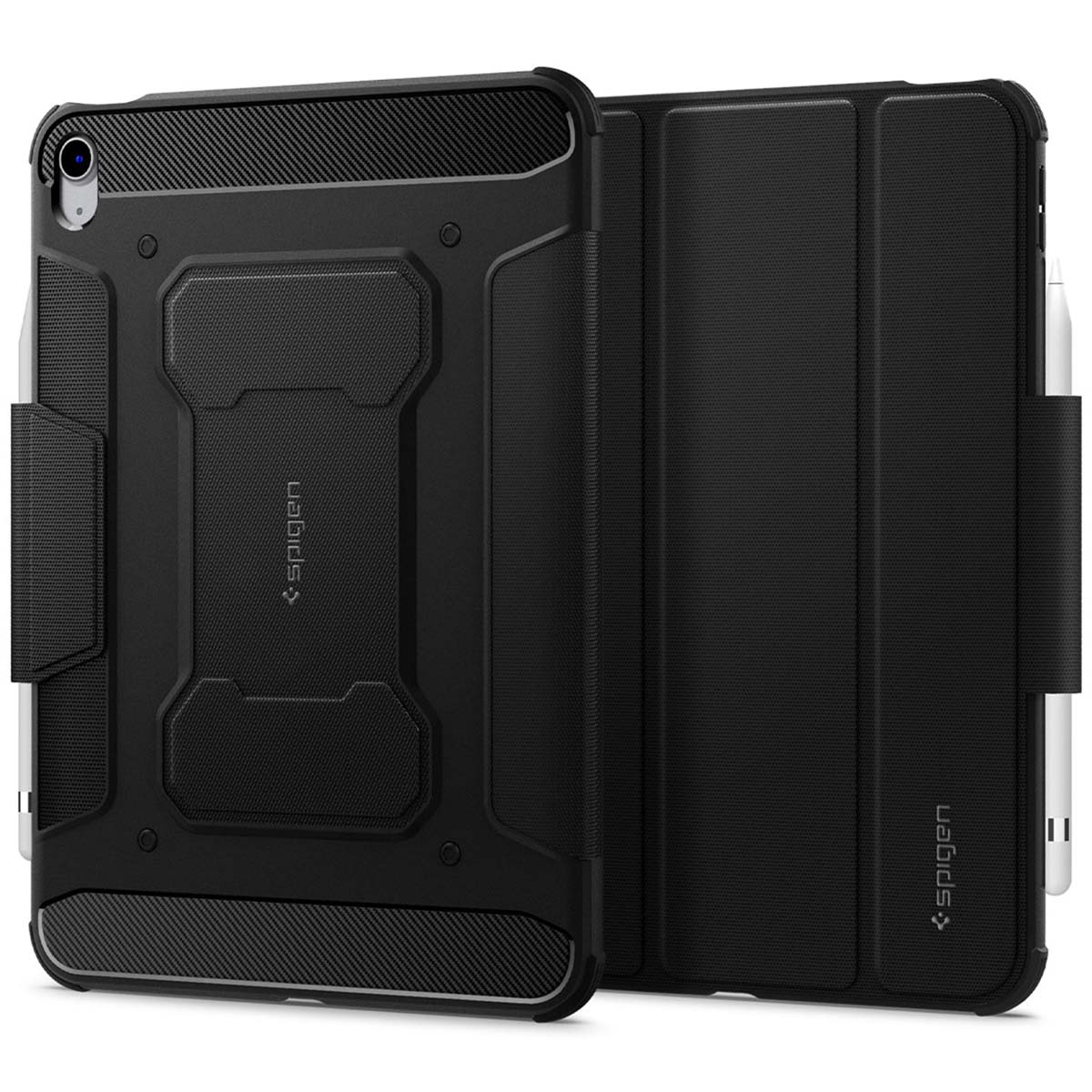Spigen Rugged Armor Pro Bookcase Apple iPad 11 (2025) 11 inch A16 / iPad 10 (2022) 10.9 inch - Zwart - Afbeelding 10