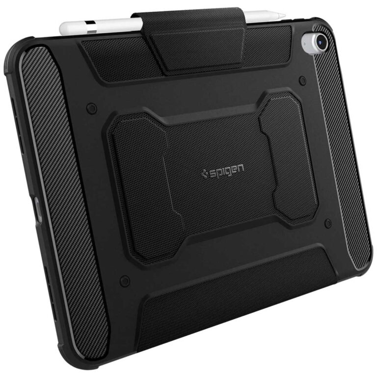 Spigen Rugged Armor Pro Bookcase Apple iPad 11 (2025) 11 inch / iPad 10 (2022) 10.9 inch - Zwart - Afbeelding 7