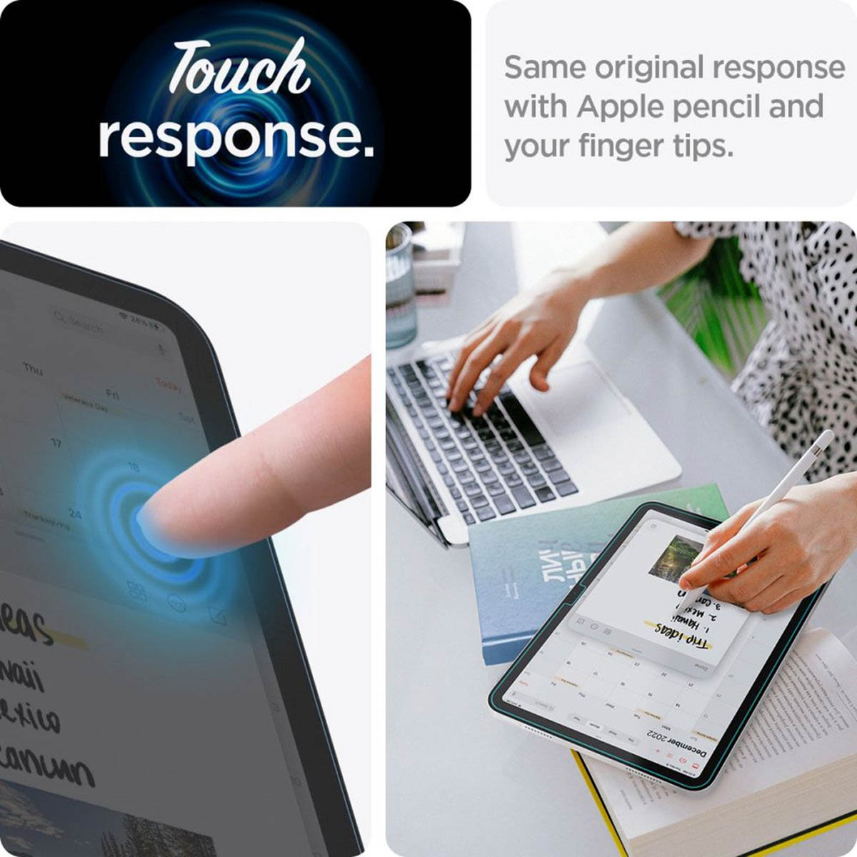 Spigen GLAStR Slim Screenprotector 1-pack Apple iPad 11 (2025) 11 inch A16 / iPad 10 (2022) 10.9 inch - Afbeelding 4