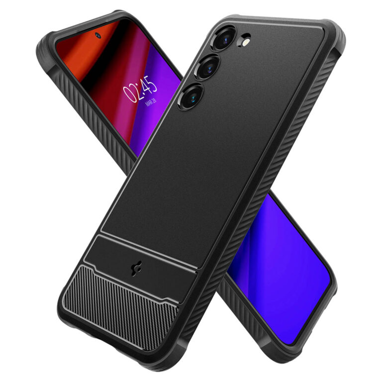 Spigen Rugged Armor Backcover Samsung Galaxy S23 - Zwart - Afbeelding 3
