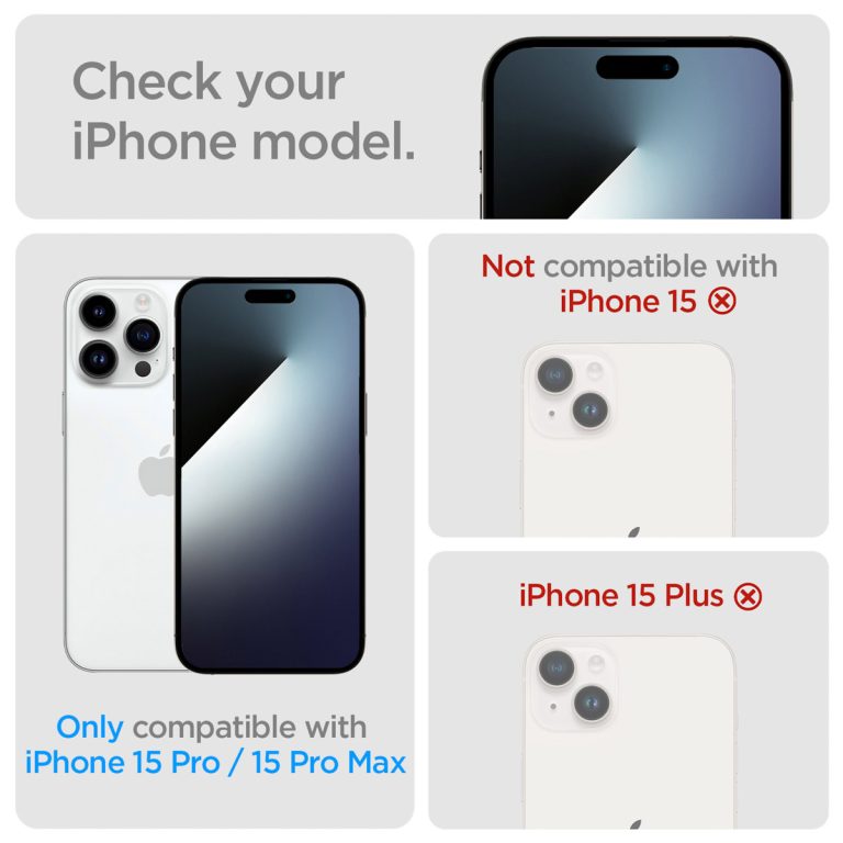 Spigen GLAStR EZ Fit Optik Camera Protector 2 Pack Apple iPhone 14 Pro / 14 Pro Max - Crystal Clear - Afbeelding 9