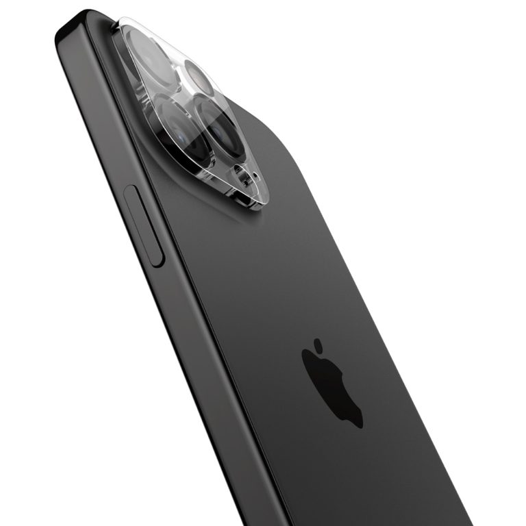 Spigen GLAStR EZ Fit Optik Camera Protector 2 Pack Apple iPhone 14 Pro / 14 Pro Max - Crystal Clear - Afbeelding 5
