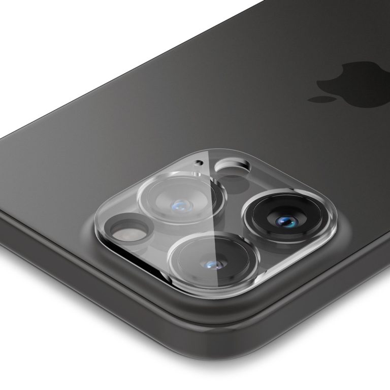 Spigen GLAStR EZ Fit Optik Camera Protector 2 Pack Apple iPhone 14 Pro / 14 Pro Max - Crystal Clear - Afbeelding 3