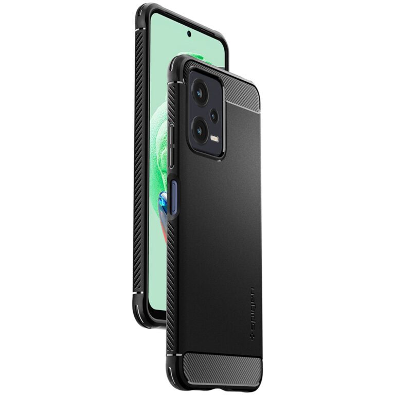 Spigen Rugged Armor Backcover Xiaomi Redmi Note 12 - Zwart - Afbeelding 6