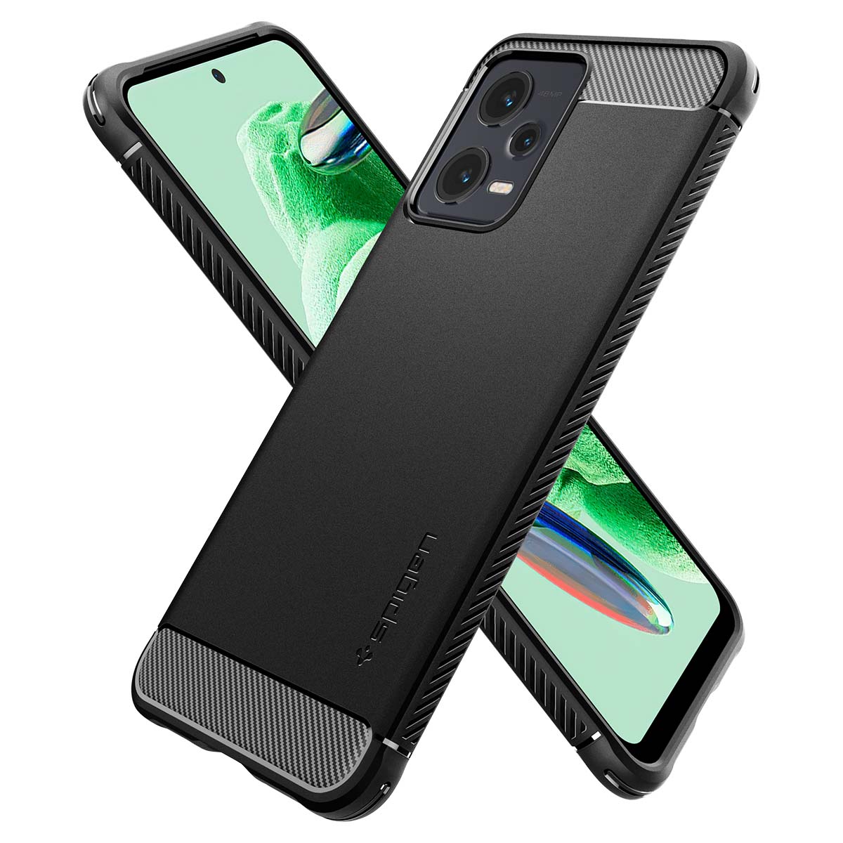 Spigen Rugged Armor Backcover Xiaomi Redmi Note 12 - Zwart - Afbeelding 5