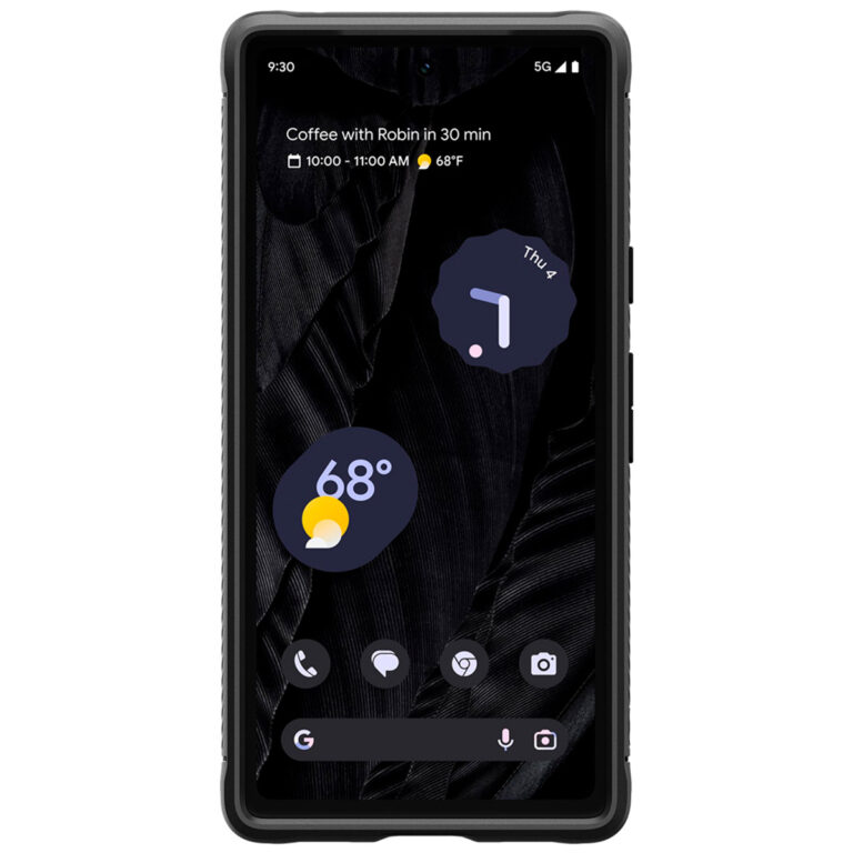 Spigen Rugged Armor Backcover Google Pixel 7a - Zwart - Afbeelding 5