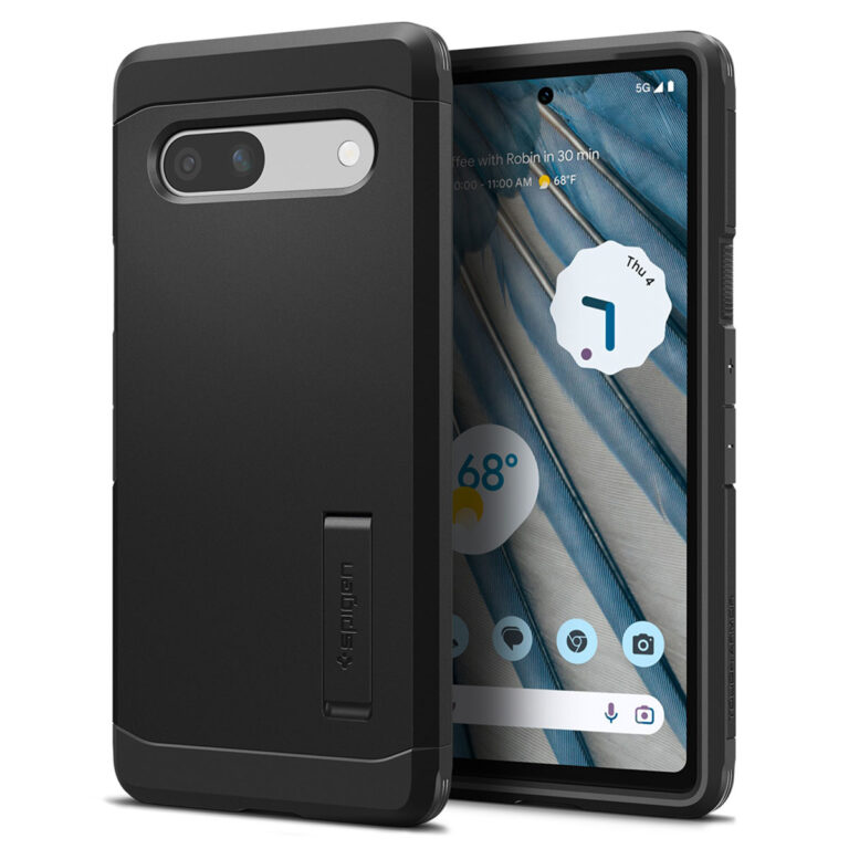 Spigen Tough Armor Backcover Google Pixel 7a - Zwart - Afbeelding 7