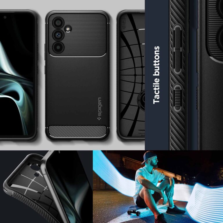 Spigen Rugged Armor Backcover Samsung Galaxy A54 (5G) - Zwart - Afbeelding 7
