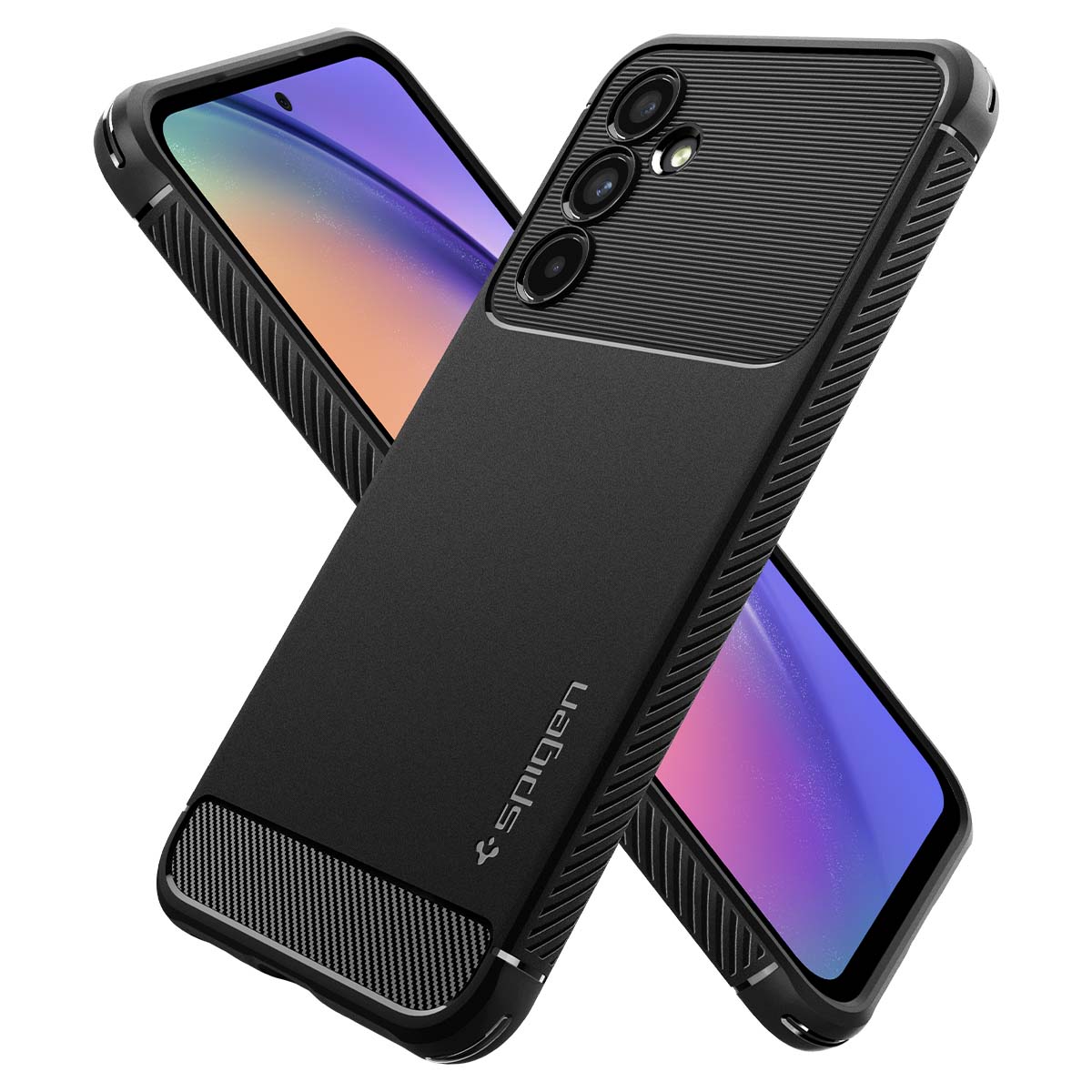 Spigen Rugged Armor Backcover Samsung Galaxy A54 (5G) - Zwart - Afbeelding 6