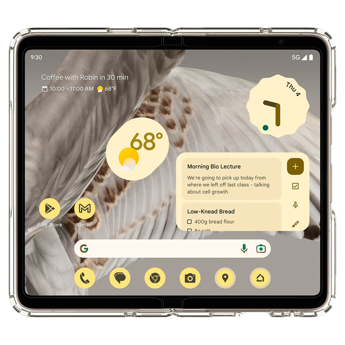 Spigen Ultra Hybrid Backcover Google Pixel Fold - Transparant - Afbeelding 7