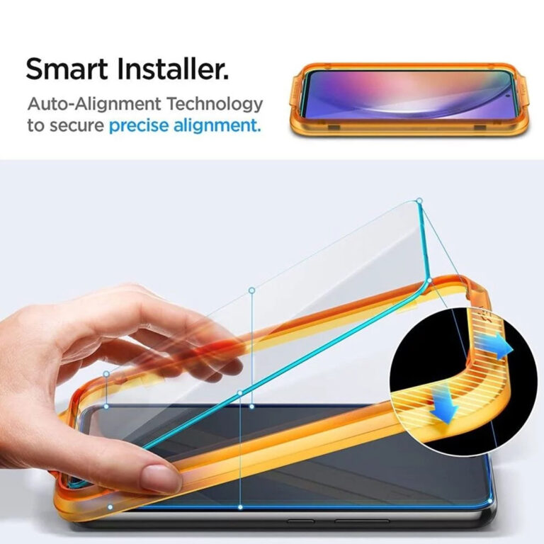 Spigen GLAStR EZ Fit Screenprotector + Applicator 2-pack Samsung Galaxy A54 (5G) - Afbeelding 6