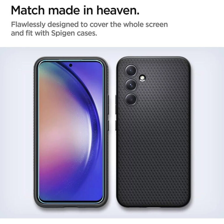 Spigen GLAStR EZ Fit Screenprotector + Applicator 2-pack Samsung Galaxy A54 (5G) - Afbeelding 9