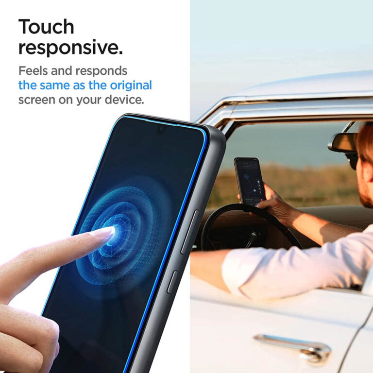 Spigen GLAStR Slim Screenprotector + Applicator 2-pack Samsung Galaxy A34 (5G) - Afbeelding 8