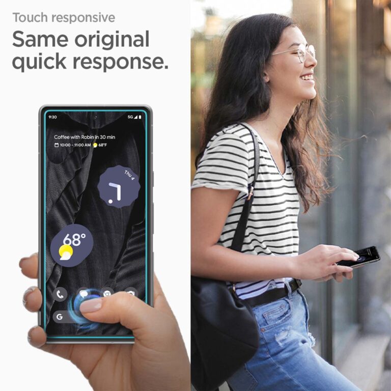 Spigen GLAStR EZ Fit Screenprotector + Applicator 2-pack Google Pixel 7a - Afbeelding 7