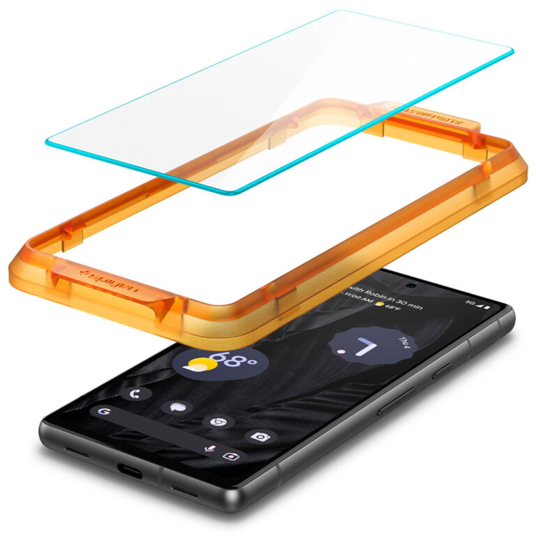 Spigen GLAStR EZ Fit Screenprotector + Applicator 2-pack Google Pixel 7a - Afbeelding 4