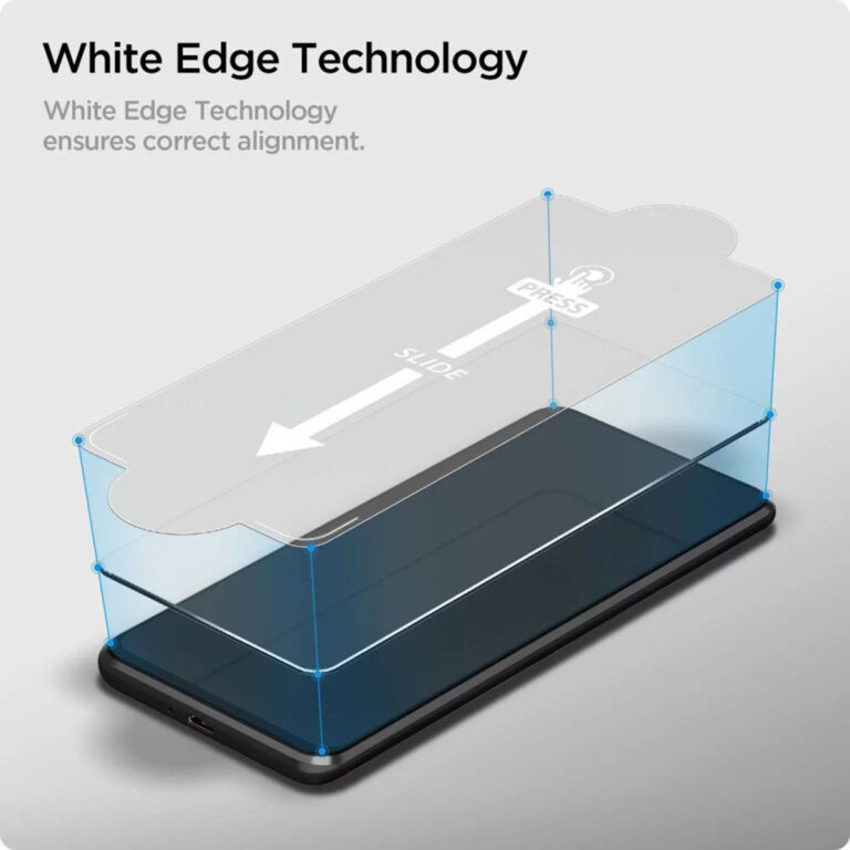Spigen GLAStR Slim Screenprotector + Applicator 2-pack Samsung Galaxy A14 (5G/4G) - Afbeelding 4