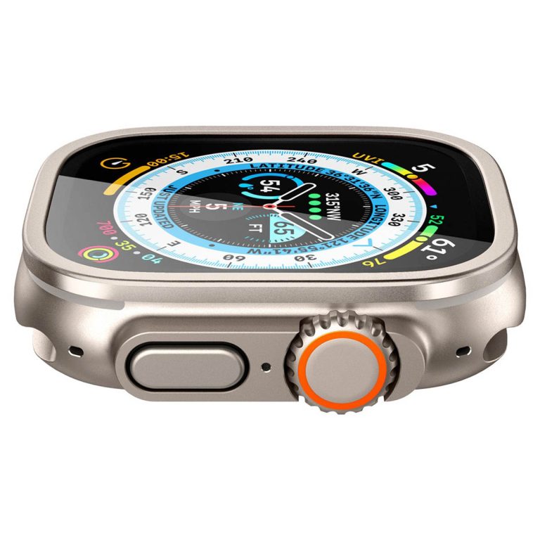 Spigen Glas.tR Slim Pro Screen Protector Apple Watch Ultra 1 / 2 - 49 mm - Titanium - Afbeelding 10