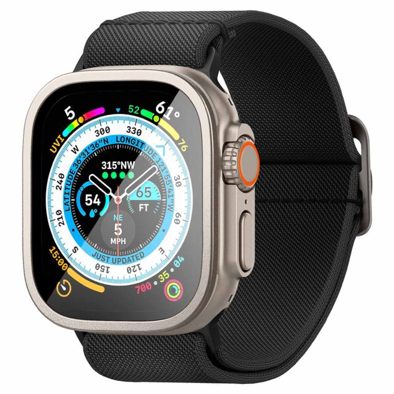 Spigen Glas.tR Slim Pro Screen Protector Apple Watch Ultra 1 / 2 - 49 mm - Titanium - Afbeelding 4