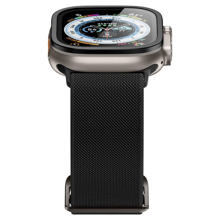 Spigen Glas.tR Slim Pro Screen Protector Apple Watch Ultra 1 / 2 - 49 mm - Zwart - Afbeelding 7